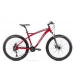 Horský Bicykel 26 Romet Rambler Fit Bordovo-strieborný hliníkový 18"